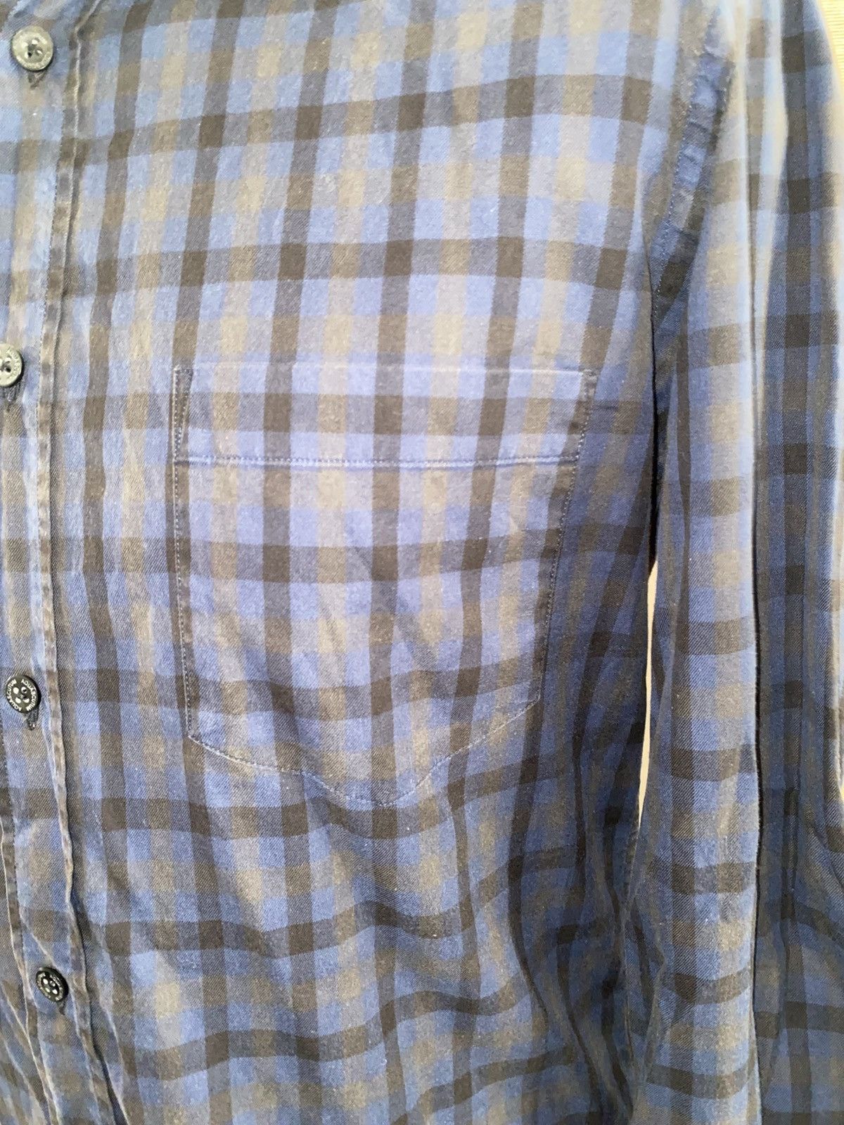 Aquascutum Aquascutum - Shirt - Checked Blue, Black & Grey - Small Size US S / EU 44-46 / 1 - 3 Thumbnail