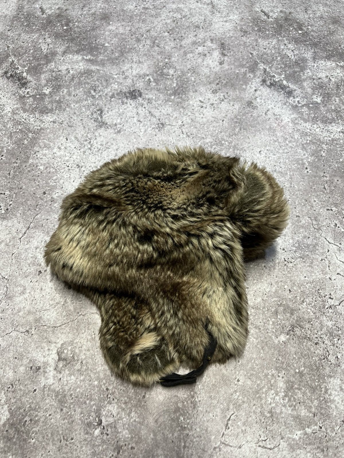 Japanese Brand Vintage Y2K Fuzzy Fur Ushanka Hat Size ONE SIZE - 3 Thumbnail