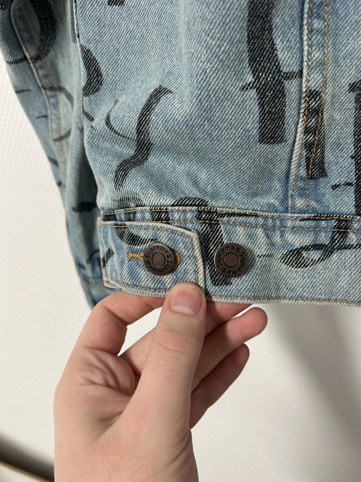 Supreme FW2020 Ark Denim Trucker Jacket Size US M / EU 48-50 / 2 - 6 Thumbnail