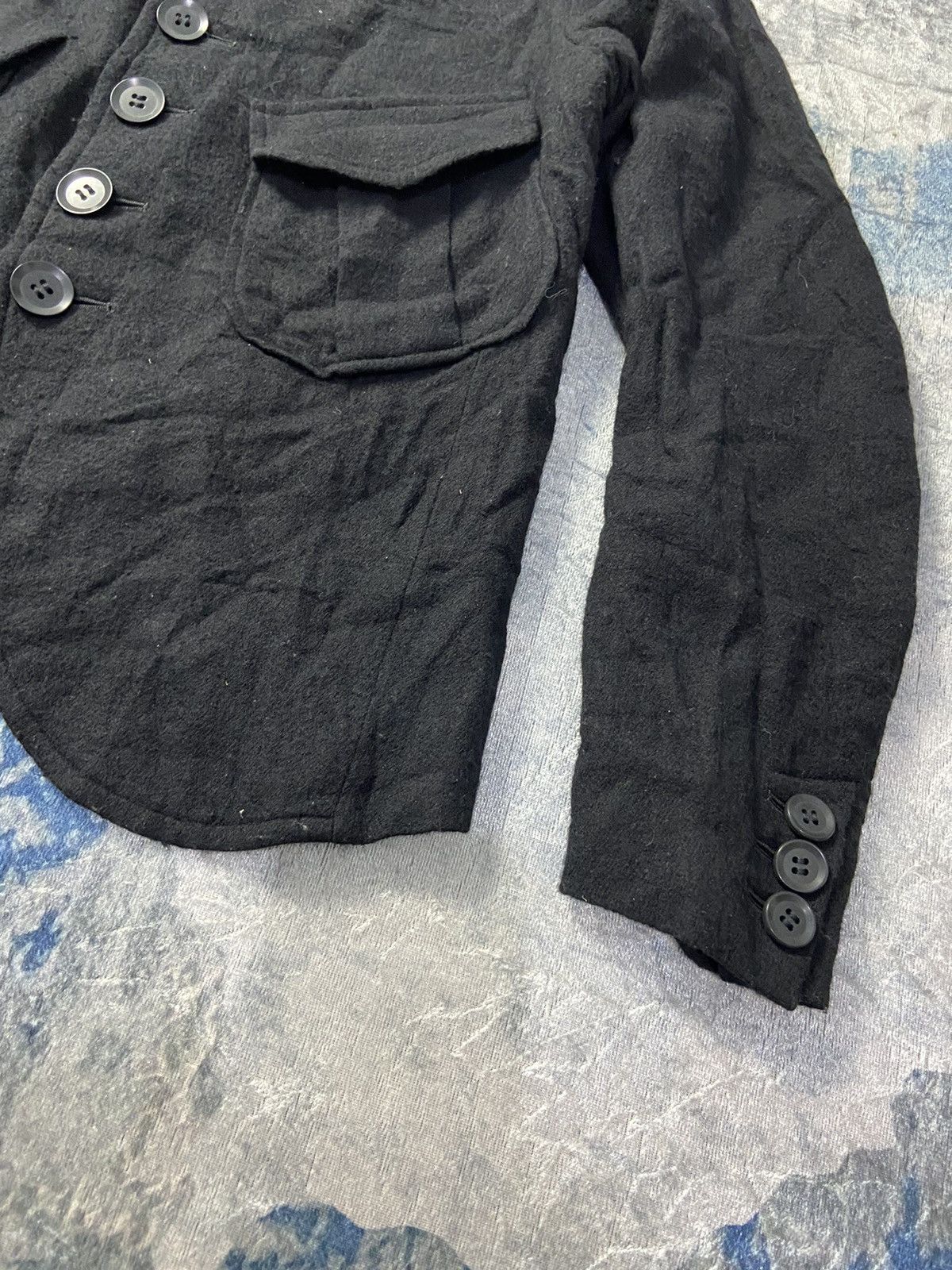 Y's Y’s cut off pocket jacket wool Size S / US 4 / IT 40 - 2 Thumbnail