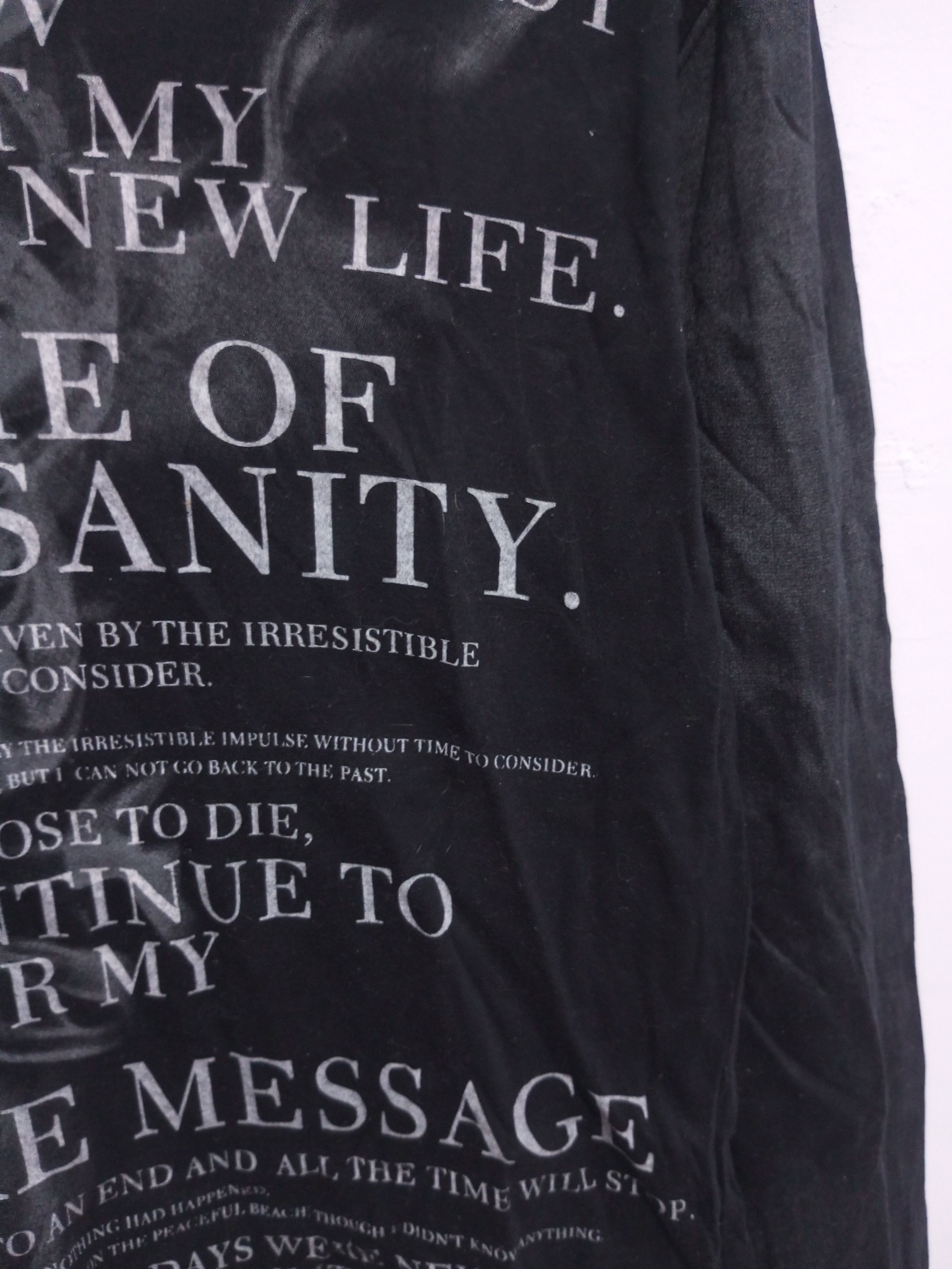If Six Was Nine × Japanese Brand × Le Grande Bleu (L.G.B.) Japanese nicole club poem smoky long sleeve tshirt Size US L / EU 52-54 / 3 - 4 Thumbnail