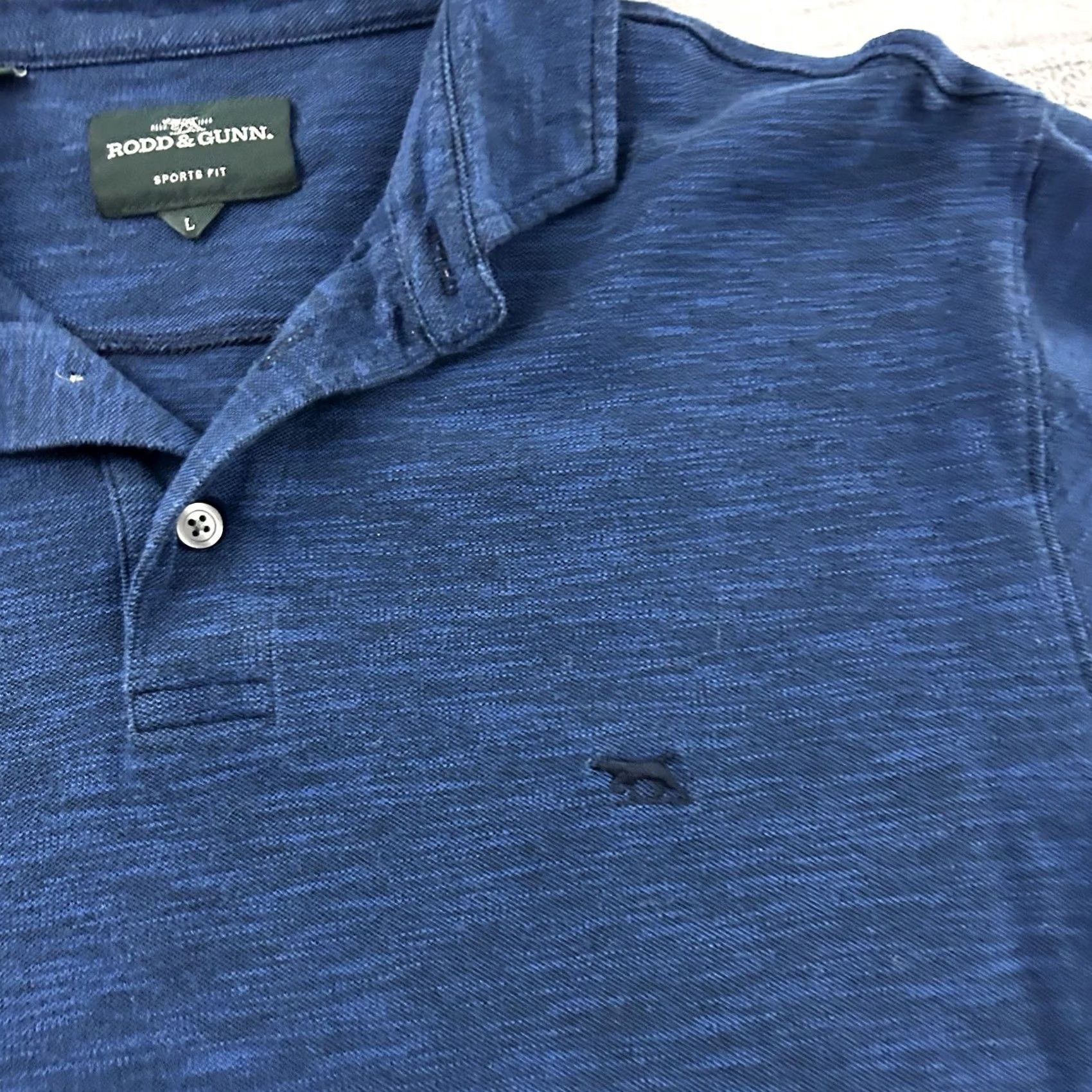 Rodd & Gunn Rodd & Gunn Sports Fit Short Sleeve Button Front Polo Shirt Men's XL Blue Size US XL / EU 56 / 4 - 3 Thumbnail
