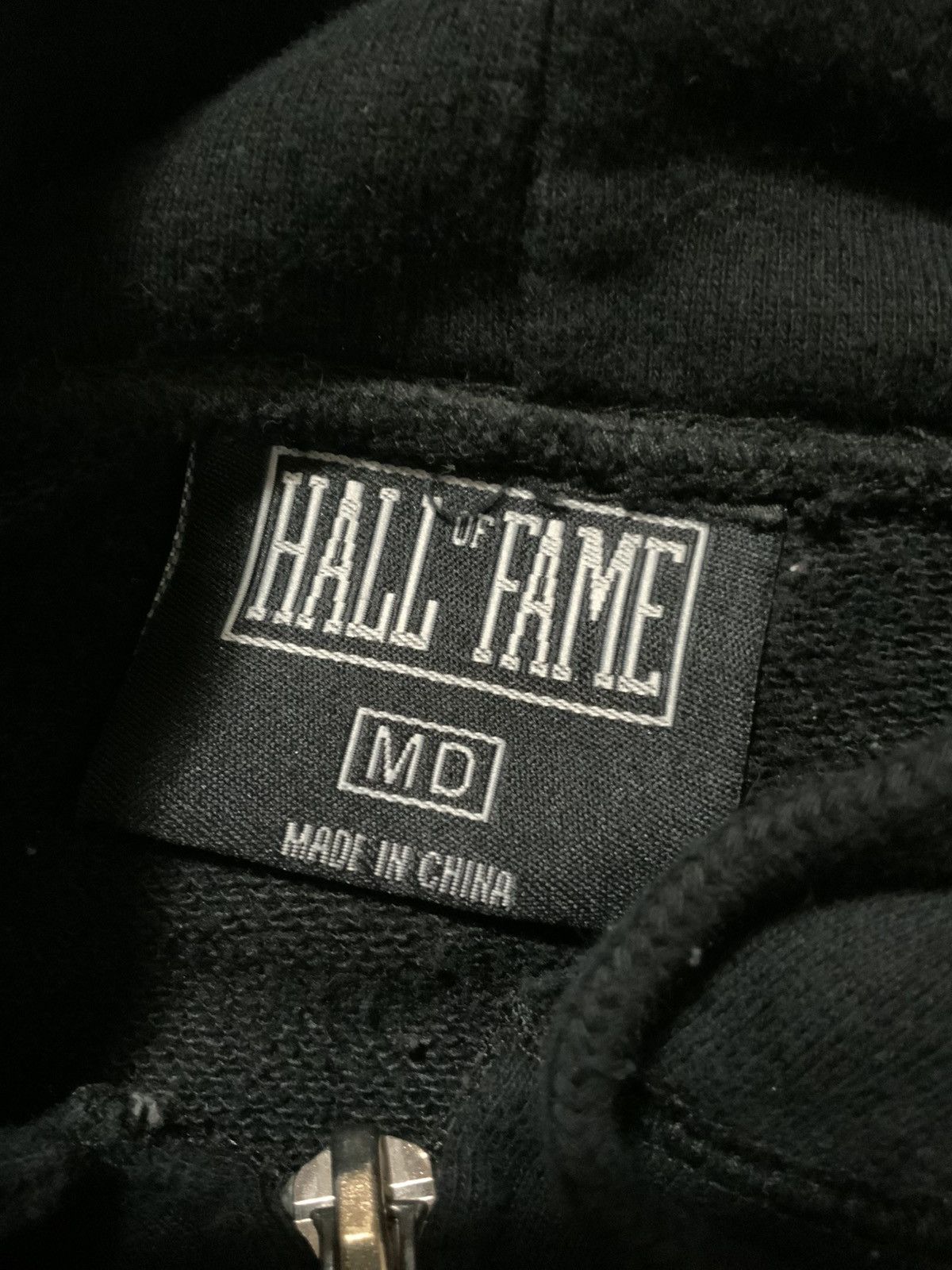 Hall Of Fame Hall Of Fame Brand Graphic Black Gusset Zip Fleece Hoodie Size US M / EU 48-50 / 2 - 5 Thumbnail