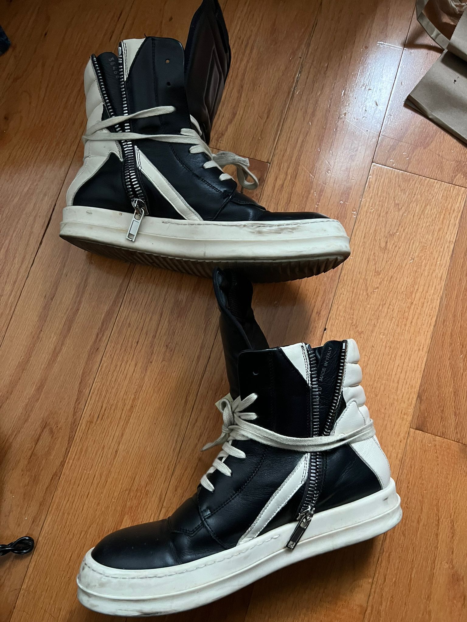 Rick Owens Rick Owens Geobaskets Size US 10 / IT 40 - 2 Thumbnail