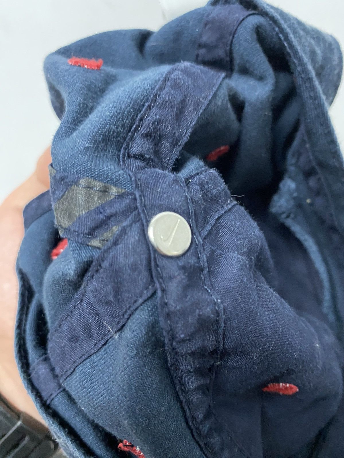 Nike Mens Vintage Nike Cap big logo streetwear y2k rare drill Size ONE SIZE - 8 Thumbnail