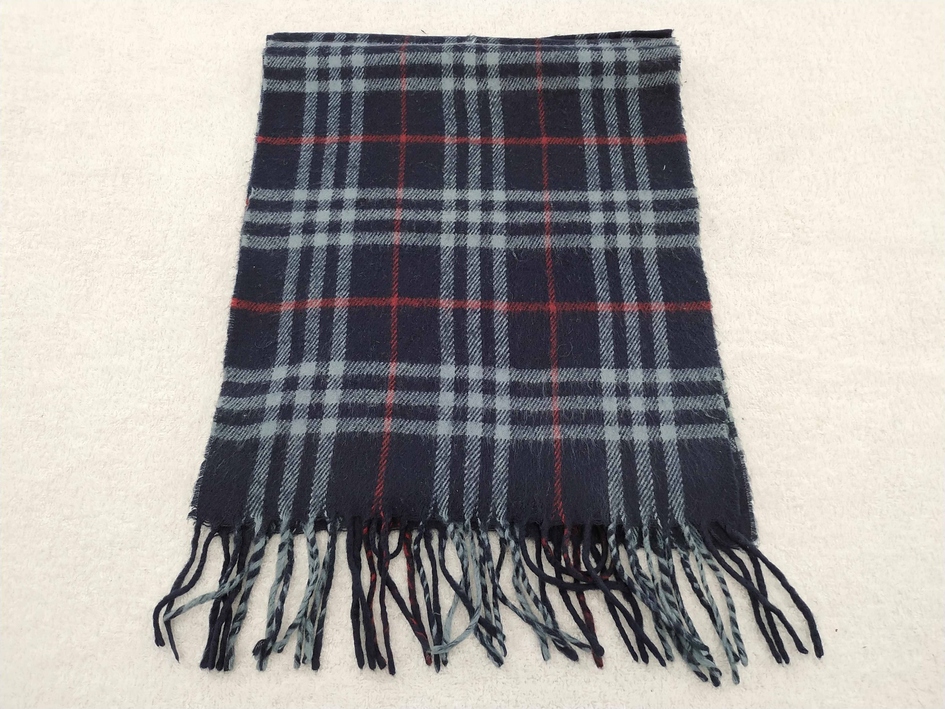 Burberry × Vintage Burberry Scarf / Muffler / Neckwear - WW219 Size ONE SIZE - 2 Thumbnail