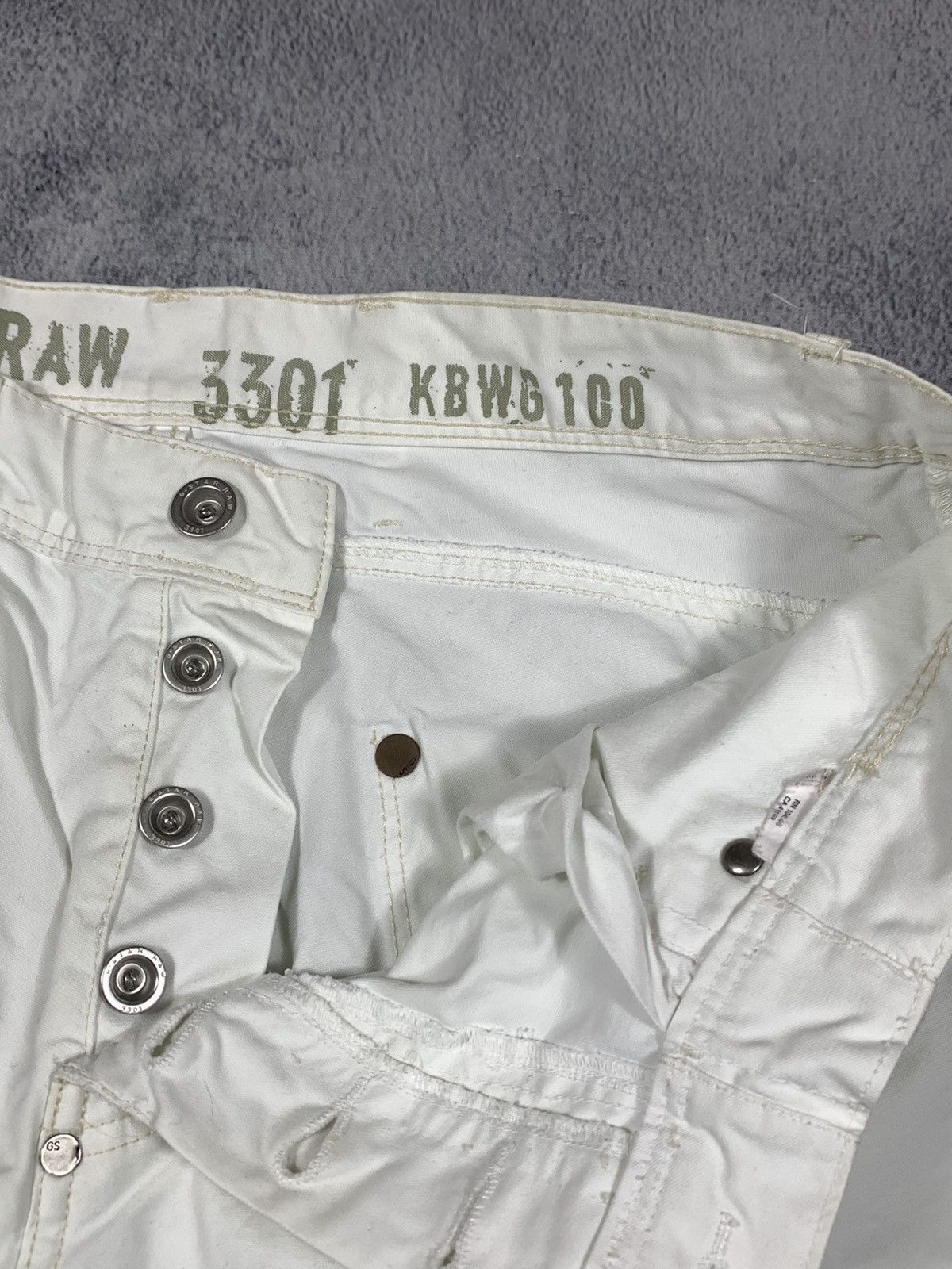 G-Star × Vintage Vintage Y2K G-Star Raw denim jeans shorts streetwear Size US 32 / EU 48 - 3 Thumbnail
