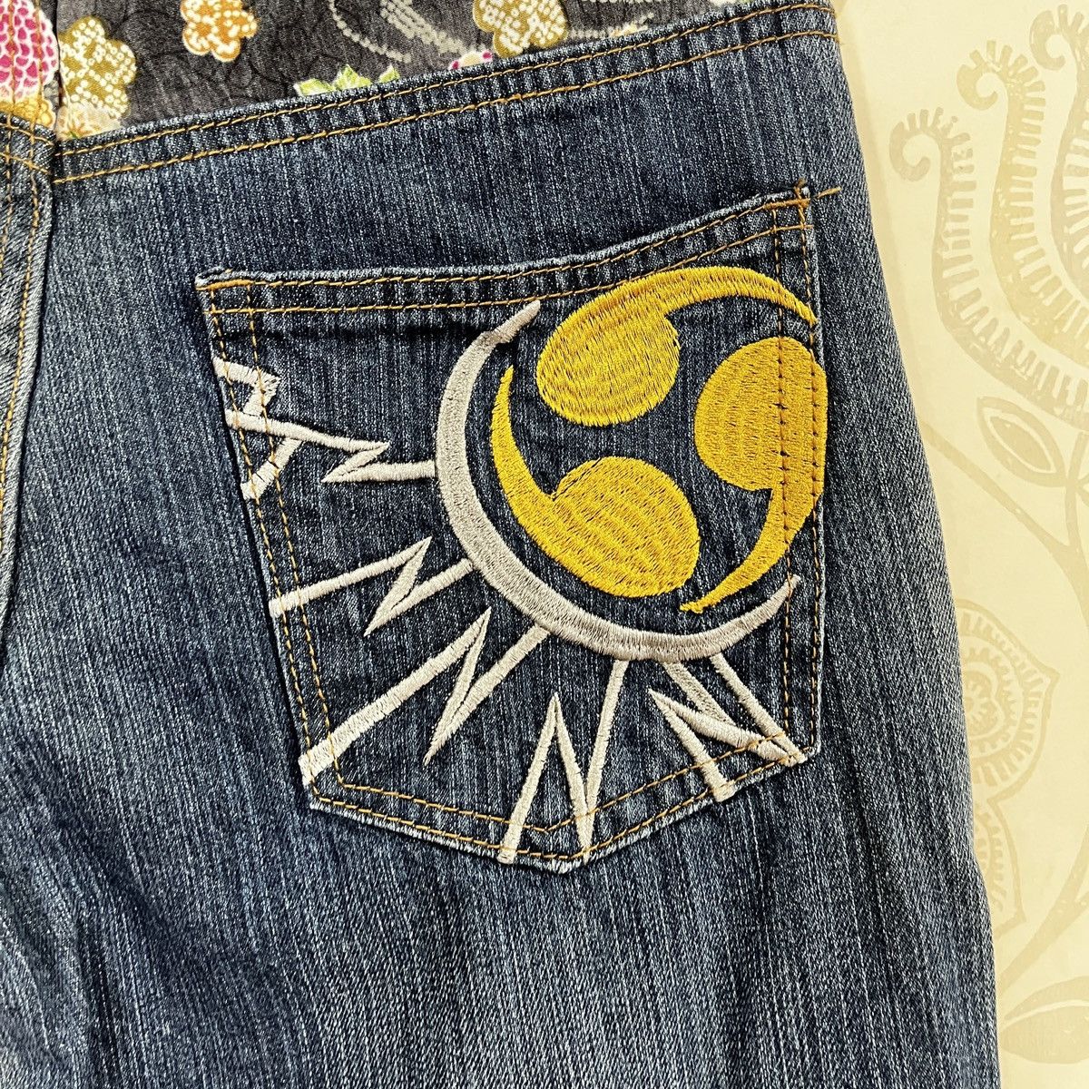 If Six Was Nine × Japanese Brand × Kamakura Vintage Karakuri Japan Denim Jeans Size US 29 - 11 Thumbnail
