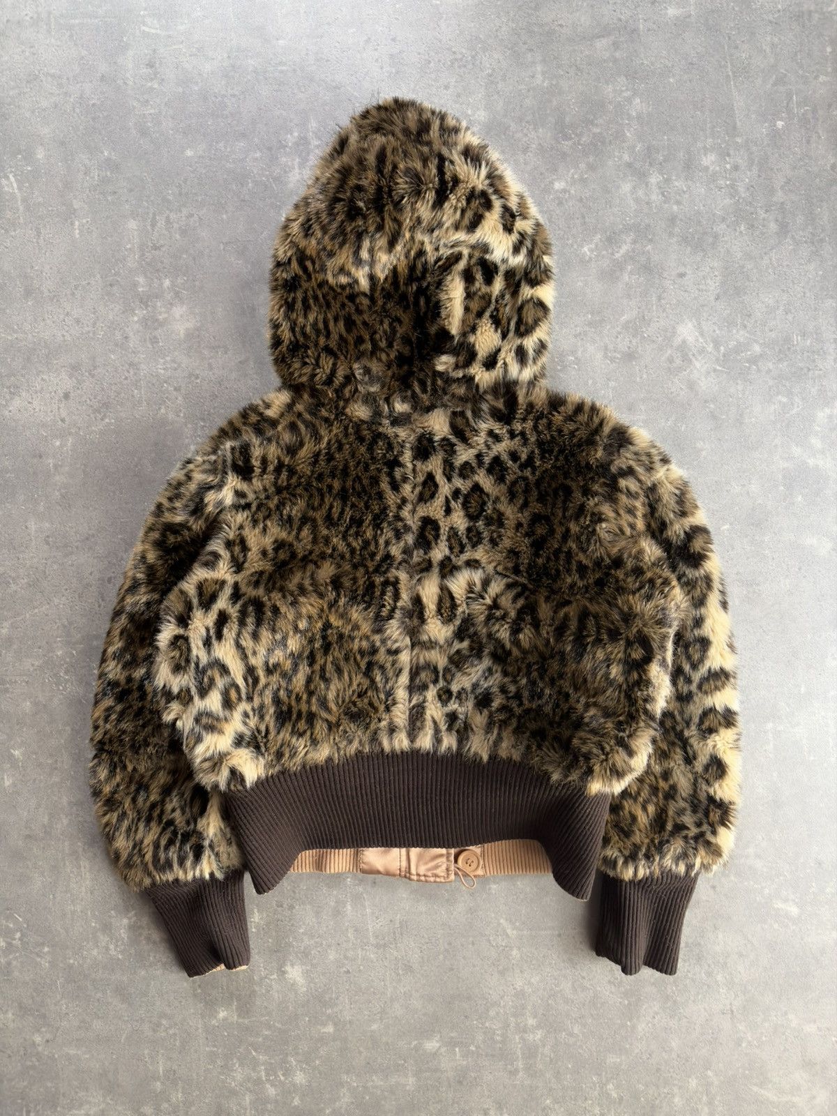 Ecko Unltd. Ecko Unltd. Red Leopard Faux Fur Printed N-2B Bomber Jacket Size L / US 10 / IT 46 - 2 Thumbnail