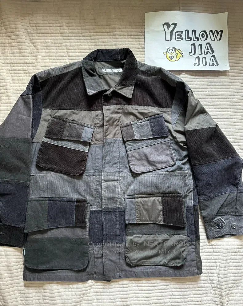 Neighborhood Corduroy Pocket Patched Jacket
