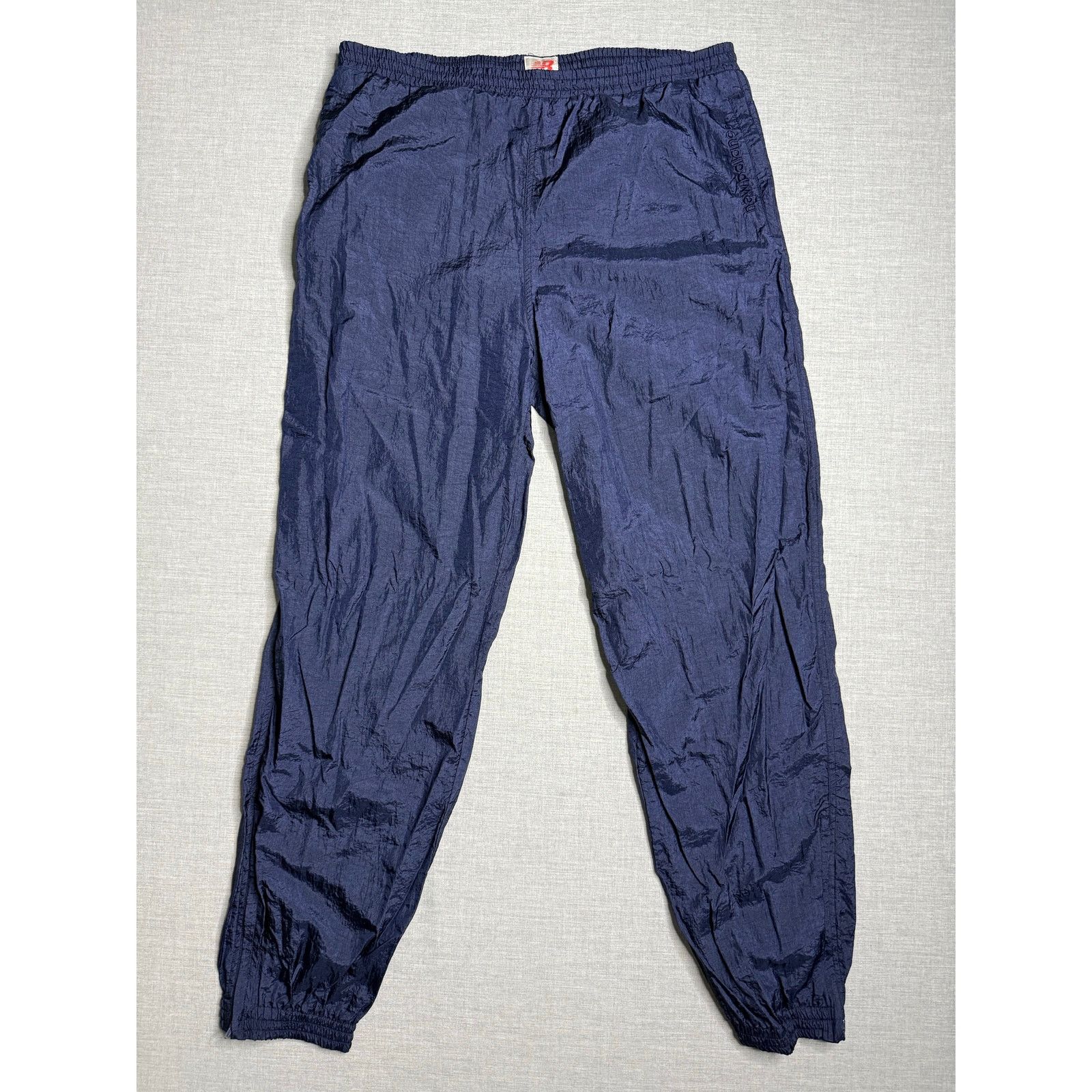 New Balance × Vintage Vintage New Balance Adjustable Windbreaker Track Pants M Size US 36 / EU 52 - 1 Thumbnail