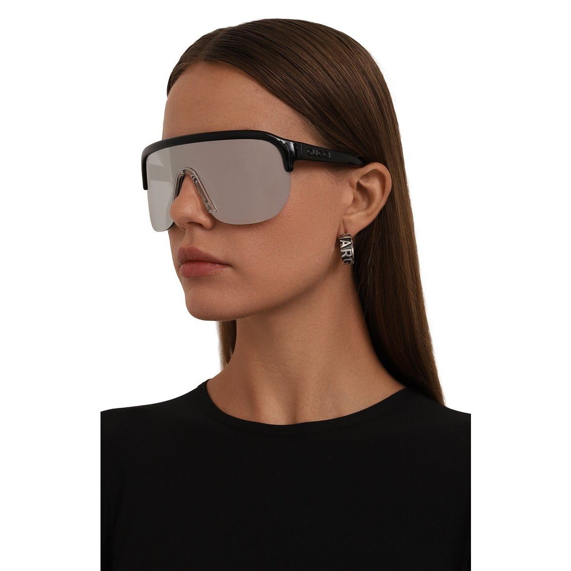 Gucci NEW Gucci Sunglasses GG1645S 003 Black/Multiyer SilverMirror Size ONE SIZE - 3 Thumbnail