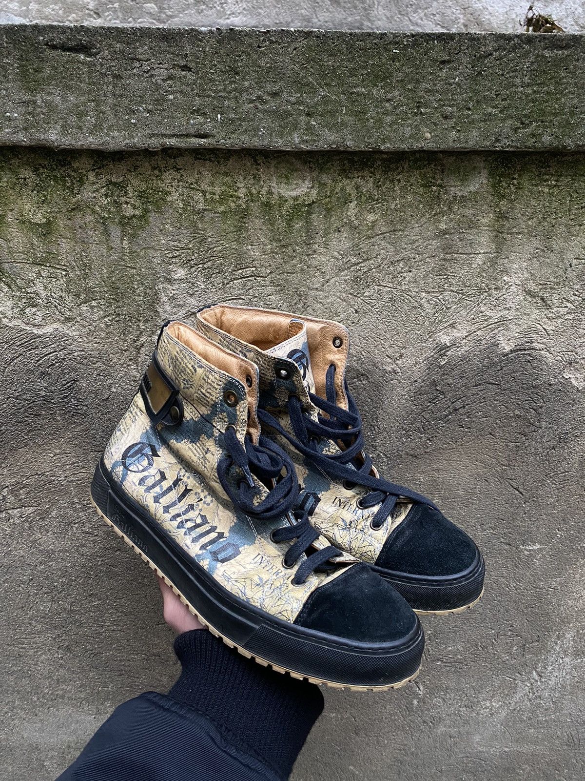 John Galliano × Vintage Vintage John Galliano Oveprinted