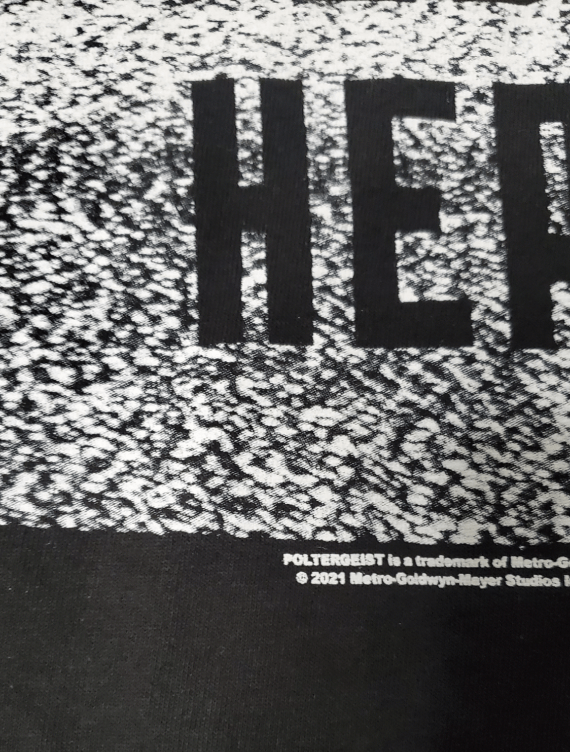 Vintage Poltergeist TV Static Movie T-Shirt Size US M / EU 48-50 / 2 - 4 Thumbnail