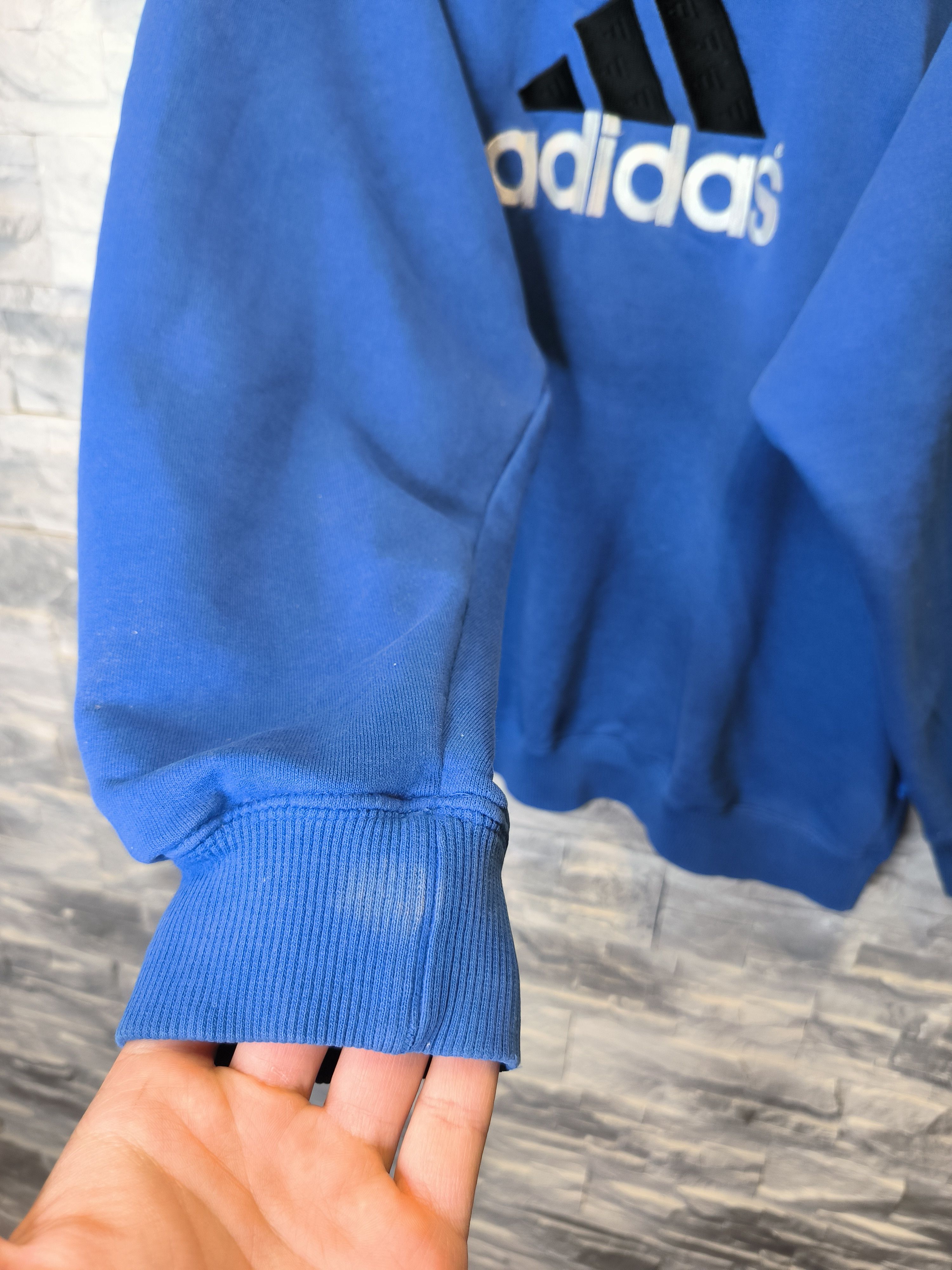 Adidas × Vintage Vintage Adidas 90s Crewneck Logo Sweatshirt Size US XL / EU 56 / 4 - 6 Thumbnail