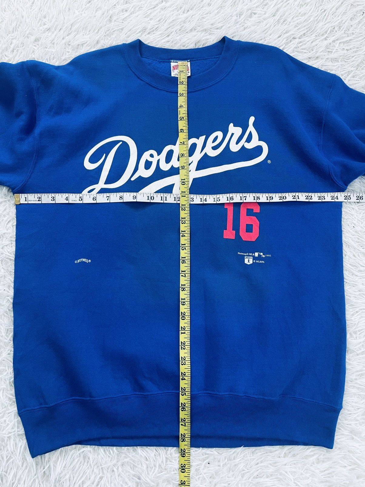 Nutmeg Vintage Nutmeg MLB 1995 Dodgers Hideo Nomo 16 Sweatshirt Size US L / EU 52-54 / 3 - 9 Thumbnail