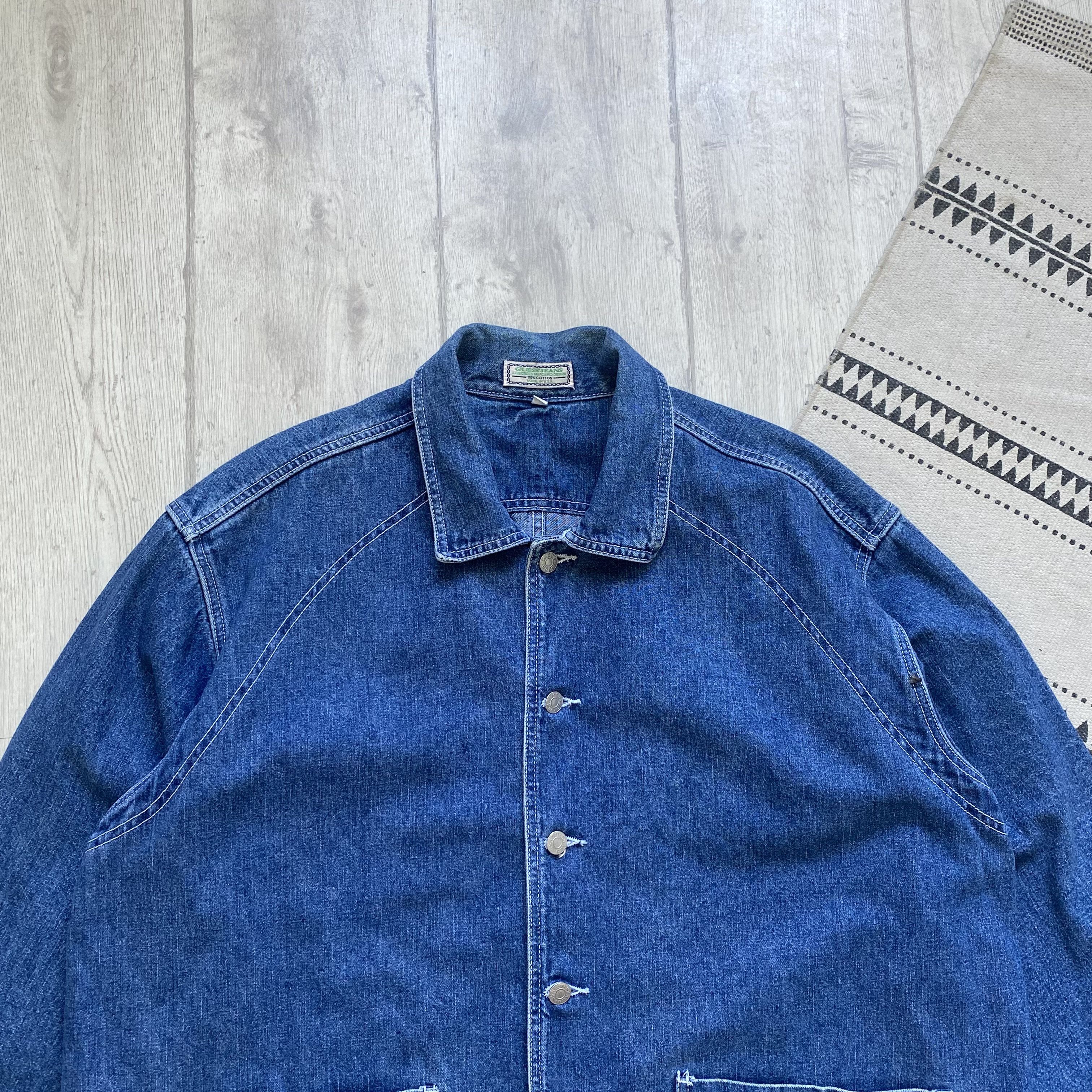Guess Vintage 80-90s Guess Denim jacket Workers style. Made in USA Size US XL / EU 56 / 4 - 2 Thumbnail