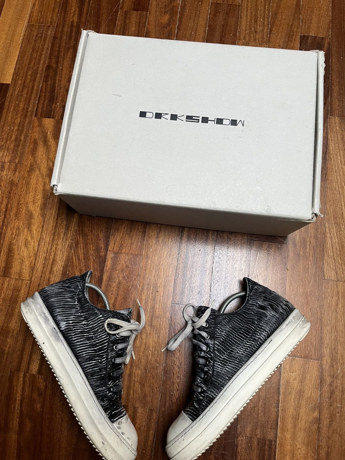 Rick Owens Drkshdw Rick Owens Ramones low top sneakers Size US 7 / EU 40 - 3 Thumbnail