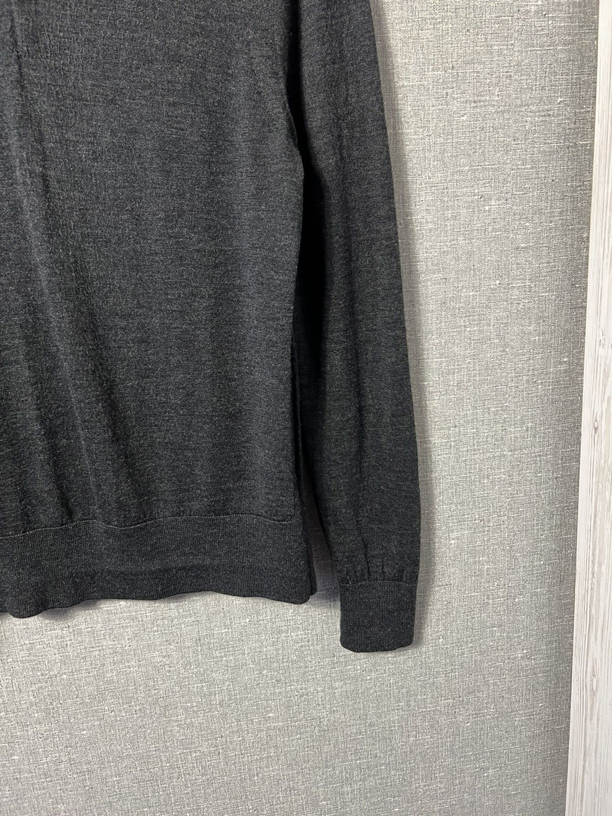 Allsaints Rare Allsaints Lang Merino Wool Polo Long Sleeve Size US M / EU 48-50 / 2 - 5 Thumbnail
