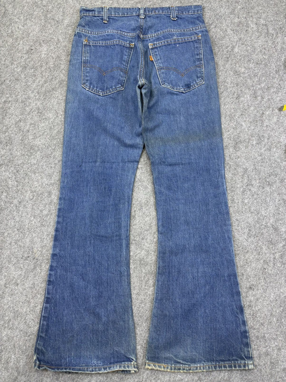 Levi's 💥Vintage💥80s Levis 646 Blue Wash Bell Bottom Denim K2 Size US 29 - 14 Thumbnail
