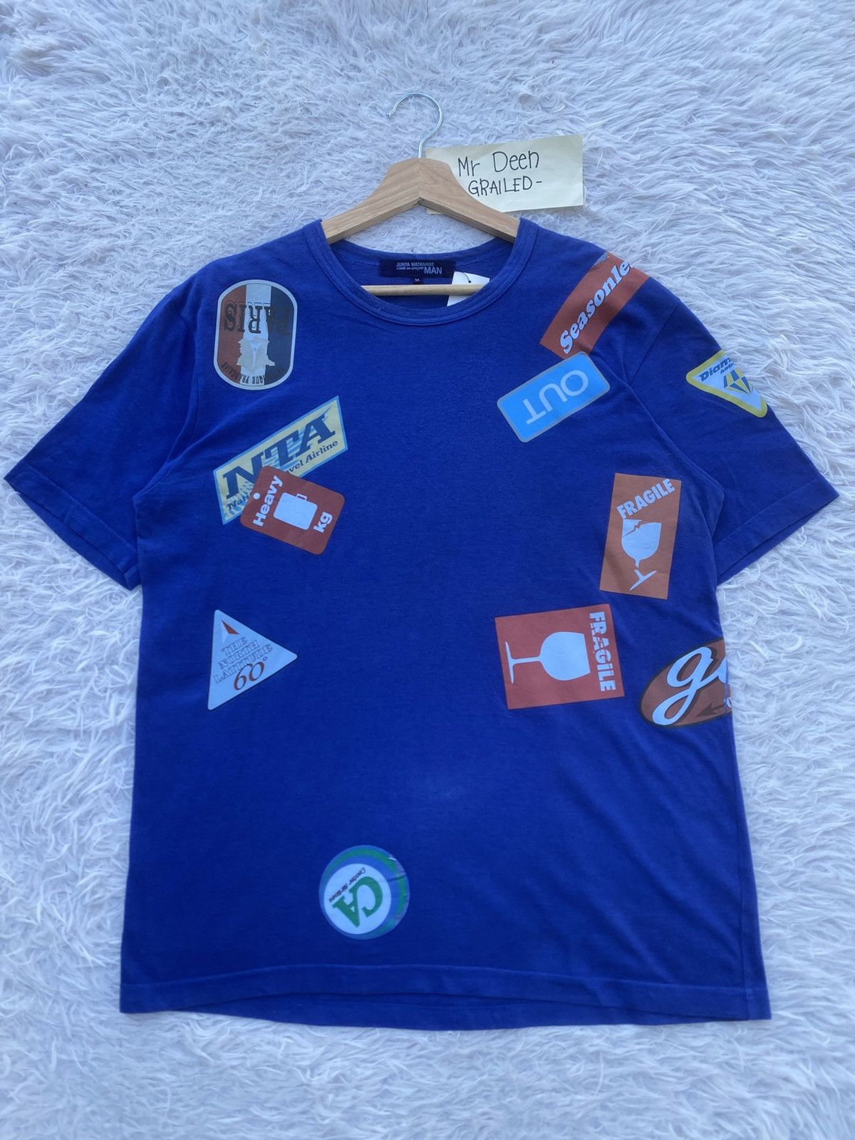 Comme des Garcons Rare SS09 Junya Watanabe Comme Des Garcons MAN Tshirt Size US M / EU 48-50 / 2 - 2 Thumbnail