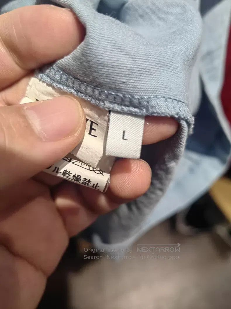 Other Loewe Short Sleeve T-Shirt, Light Blue, 100% Cotton,Classi Size US L / EU 52-54 / 3 - 7 Thumbnail