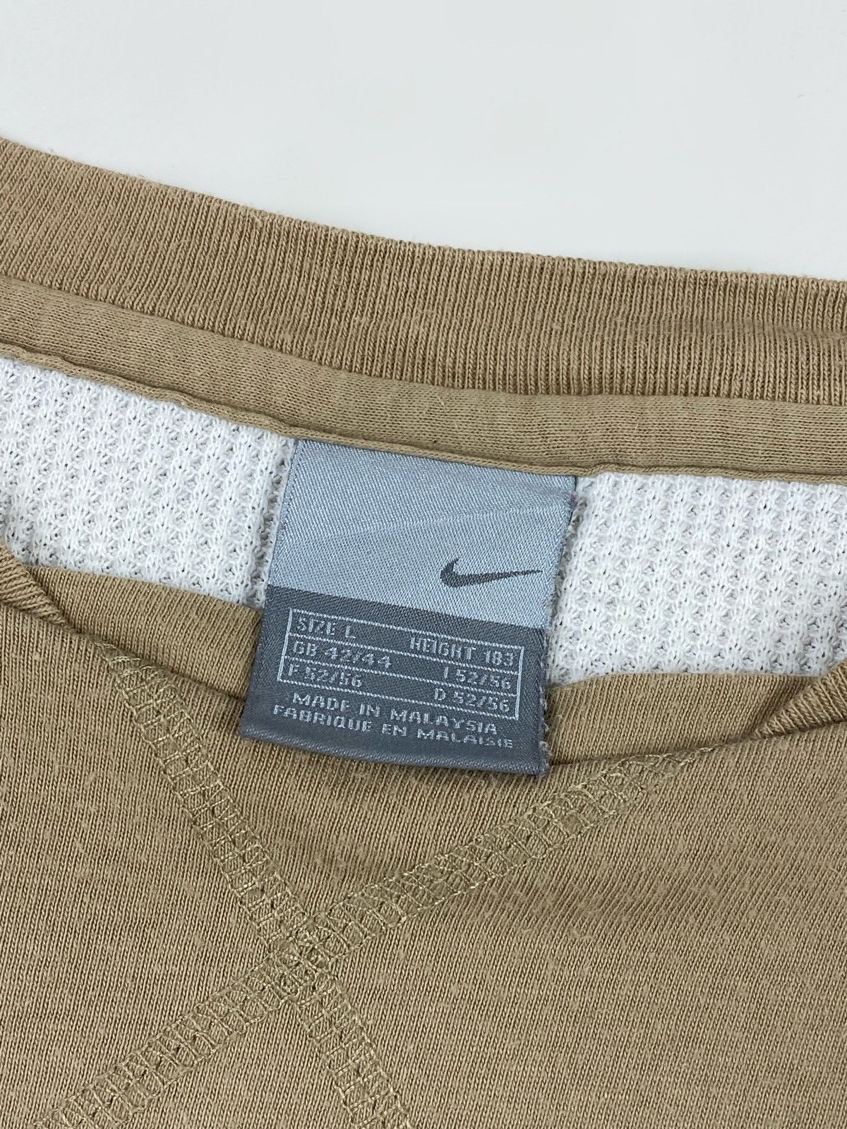 Nike × Vintage 00’s Vintage Nike Layered Metropolitan Oval L/S T-Shirt Size US L / EU 52-54 / 3 - 8 Thumbnail