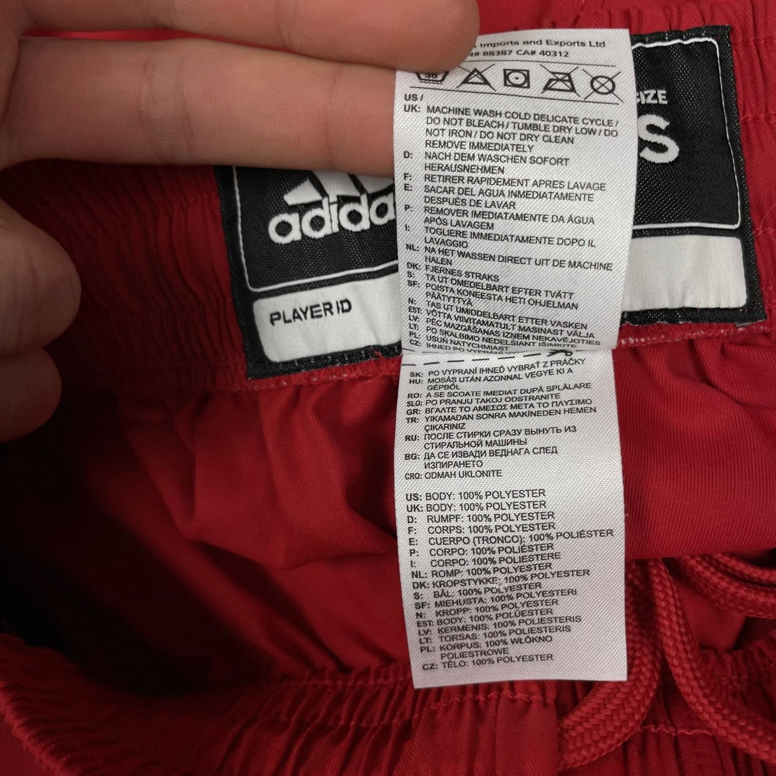 Adidas Adidas Men's Red Washington Wizards Basketball Team Shorts S Size US 30 / EU 46 - 11 Thumbnail