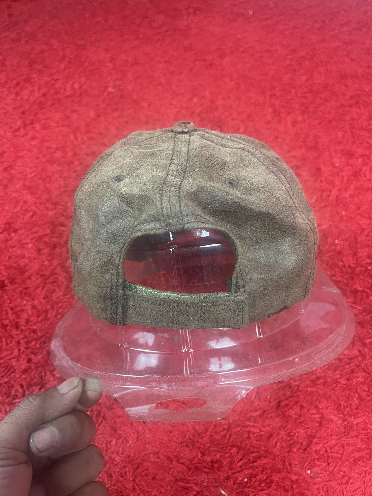 Adidas Vintage Adidas Leather Hat 57-60cm Size ONE SIZE - 3 Thumbnail