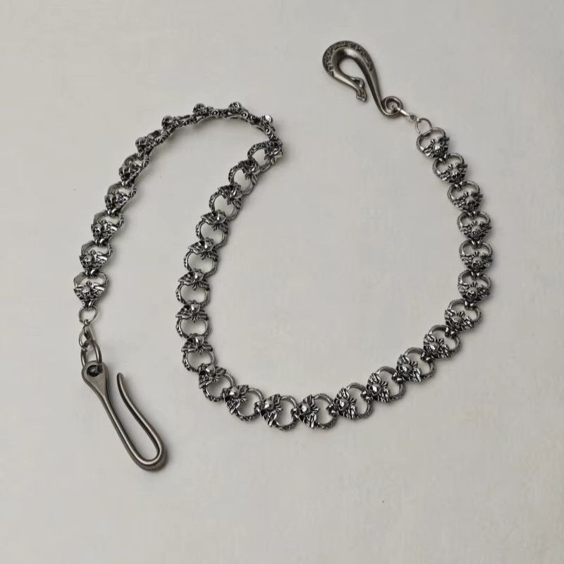 Jewelry Dark punk Style Skeleton Pants Waist Chain Size ONE SIZE - 7 Thumbnail
