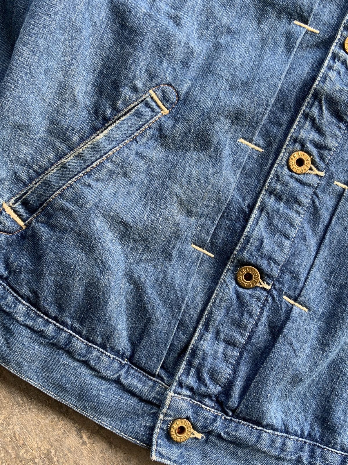 Polo Ralph Lauren Spring 2007 Polo Ralph Lauren Stadium Bear Blue Denim Jacket Size US M / EU 48-50 / 2 - 5 Thumbnail