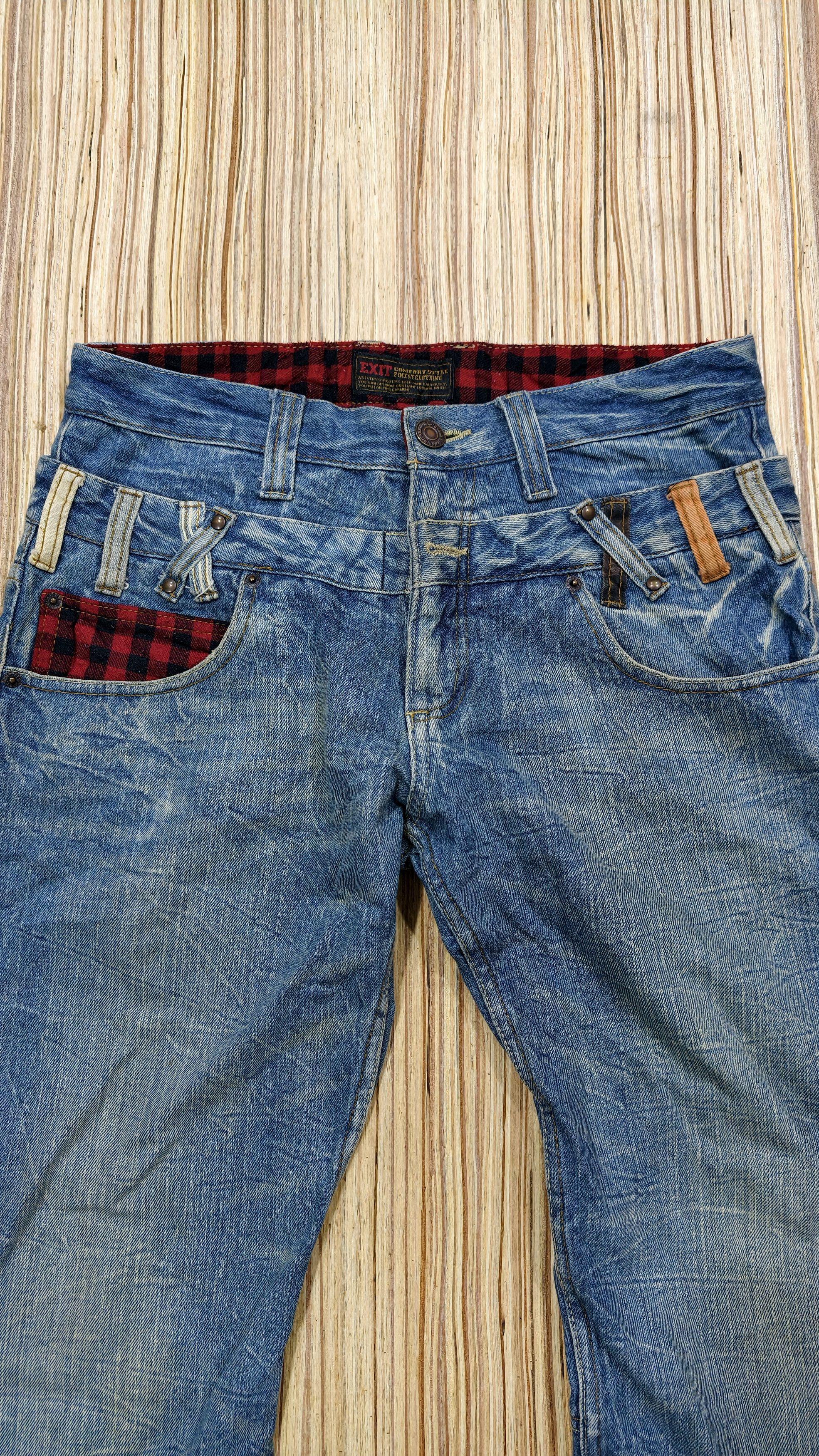 Japanese Brand Exit double waist jeans Size US 32 / EU 48 - 2 Thumbnail