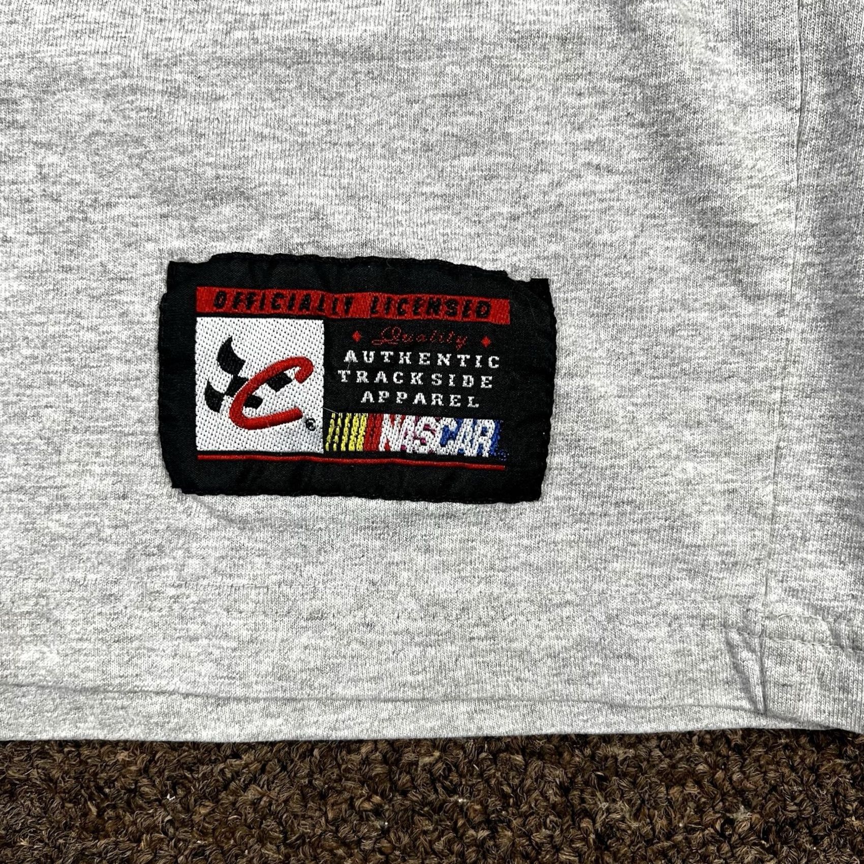 Chase Authentics VINTAGE Chase Authentics Embroidered Logo Gray T-Shirt Large Embroidered Racing Size US L / EU 52-54 / 3 - 7 Thumbnail