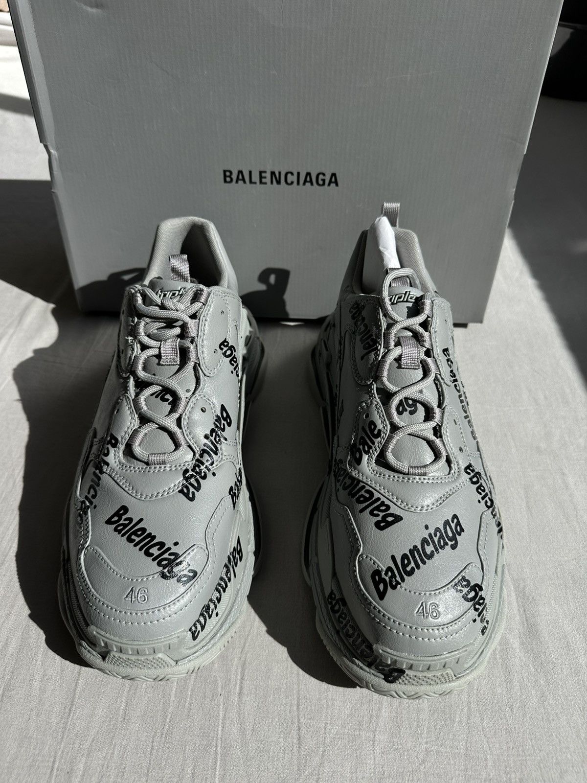 Balenciaga Balenciaga Triple S All Over Size US 13 / EU 46 - 3 Thumbnail