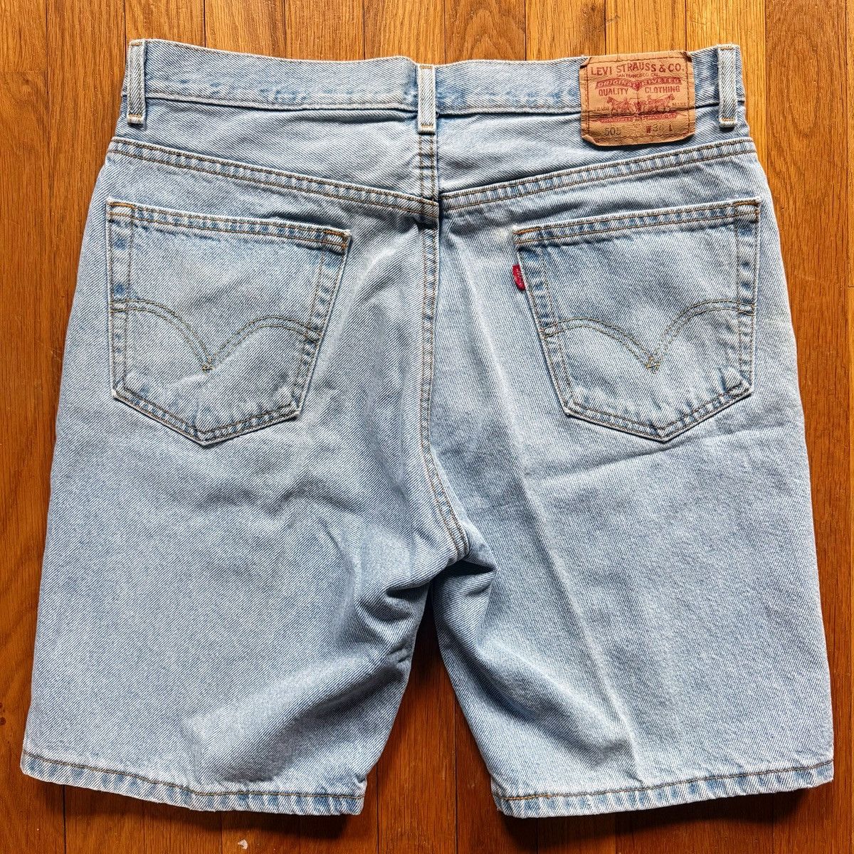 Levi's Vintage Levi’s 505 Regular Fit Jean Shorts Jorts Size US 34 / EU 50 - 1 Thumbnail