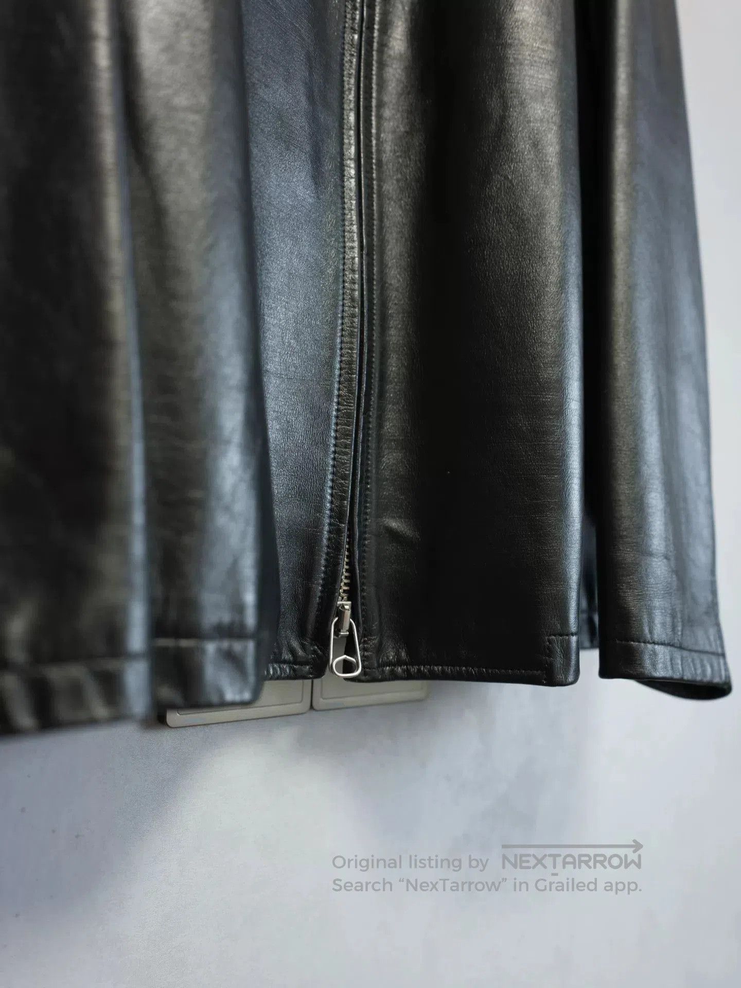 Yohji Yamamoto yohji yamamoto leather jacket with print. Size US S / EU 44-46 / 1 - 7 Thumbnail