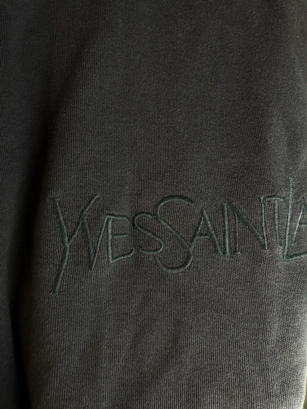 Yves Saint Laurent 90’s YSL Sweatshirt Big Logo YSL Sweater Navy Size US M / EU 48-50 / 2 - 8 Thumbnail