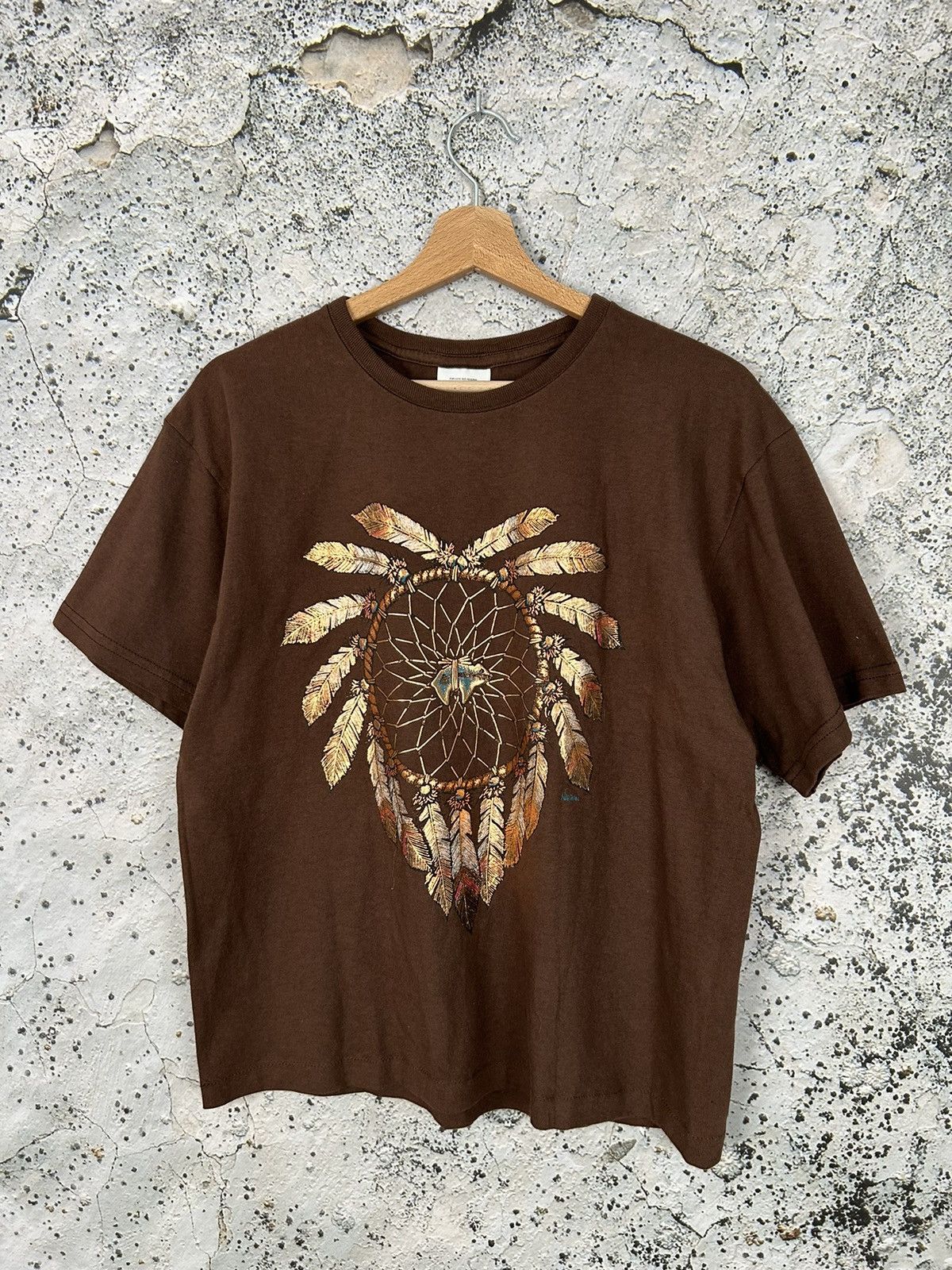 Vintage Vintage Indian Mandala 90s Graphic Tee Streetwear Size US M / EU 48-50 / 2 - 1 Thumbnail
