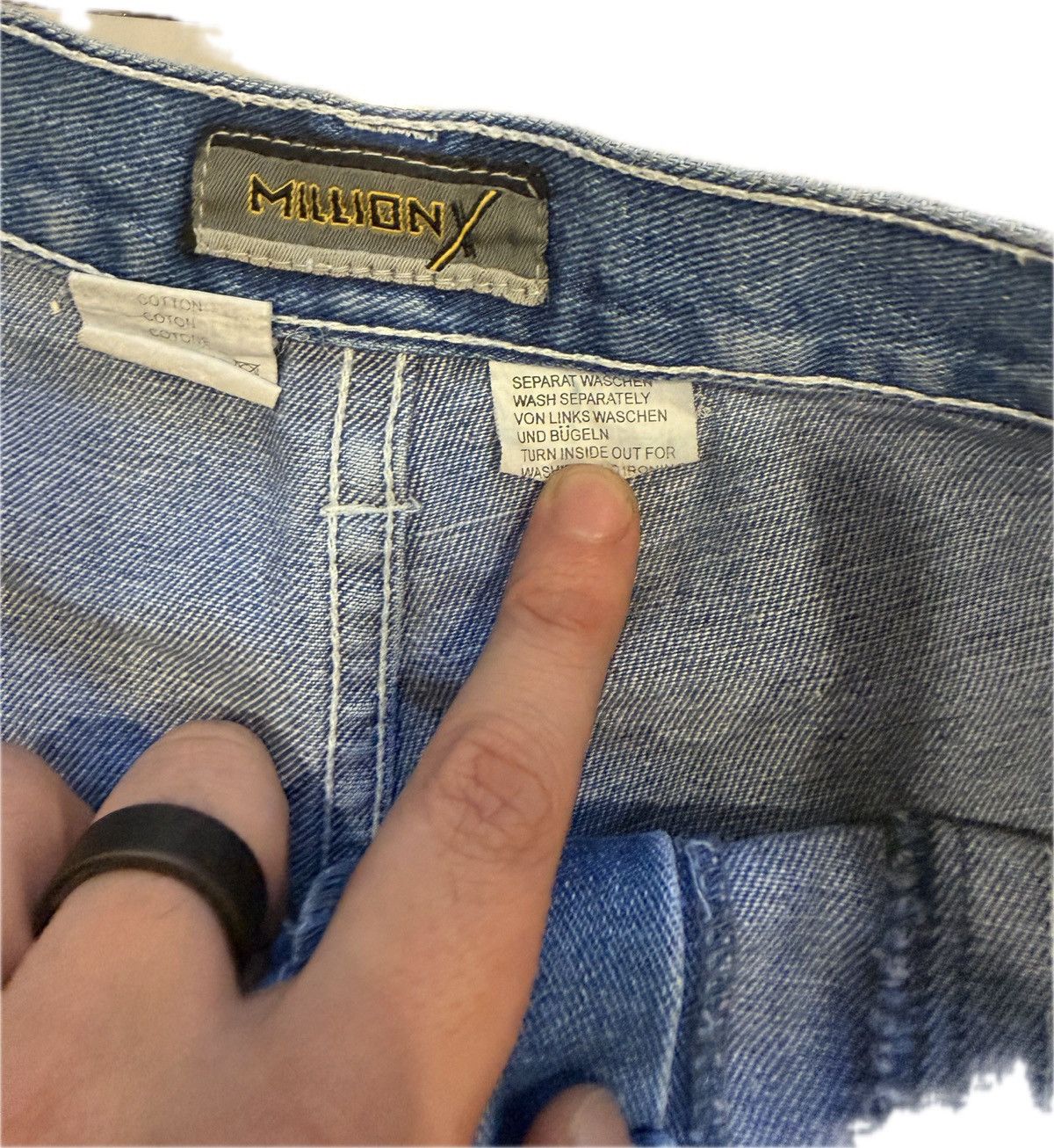 JNCO MillionX JNCO Style Wide Leg Jeans Size US 28 / EU 44 - 8 Thumbnail