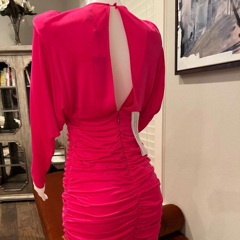 Bcbgmaxazria BCBG MaxAzria “Blouson” Mini Dress Size L / US 10 / IT 46 - 8 Thumbnail