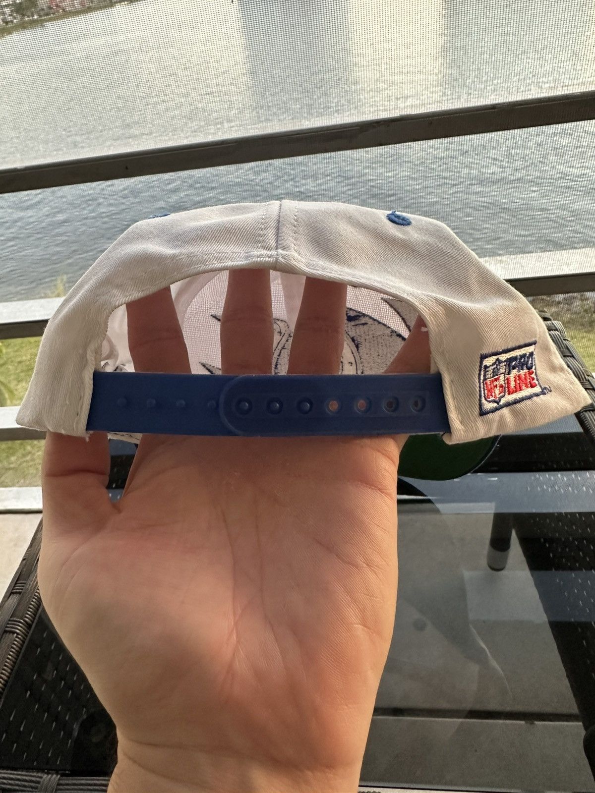 Logo Athletic × NFL × Vintage Vintage 90s Logoathletic Indianapolis Colts Sharktooth Hat Size ONE SIZE - 4 Thumbnail