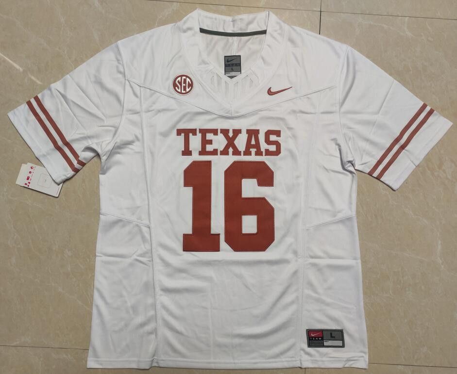 Other Men's Texas Longhorns #16 Arch Manning White Jersey Size US M / EU 48-50 / 2 - 3 Thumbnail