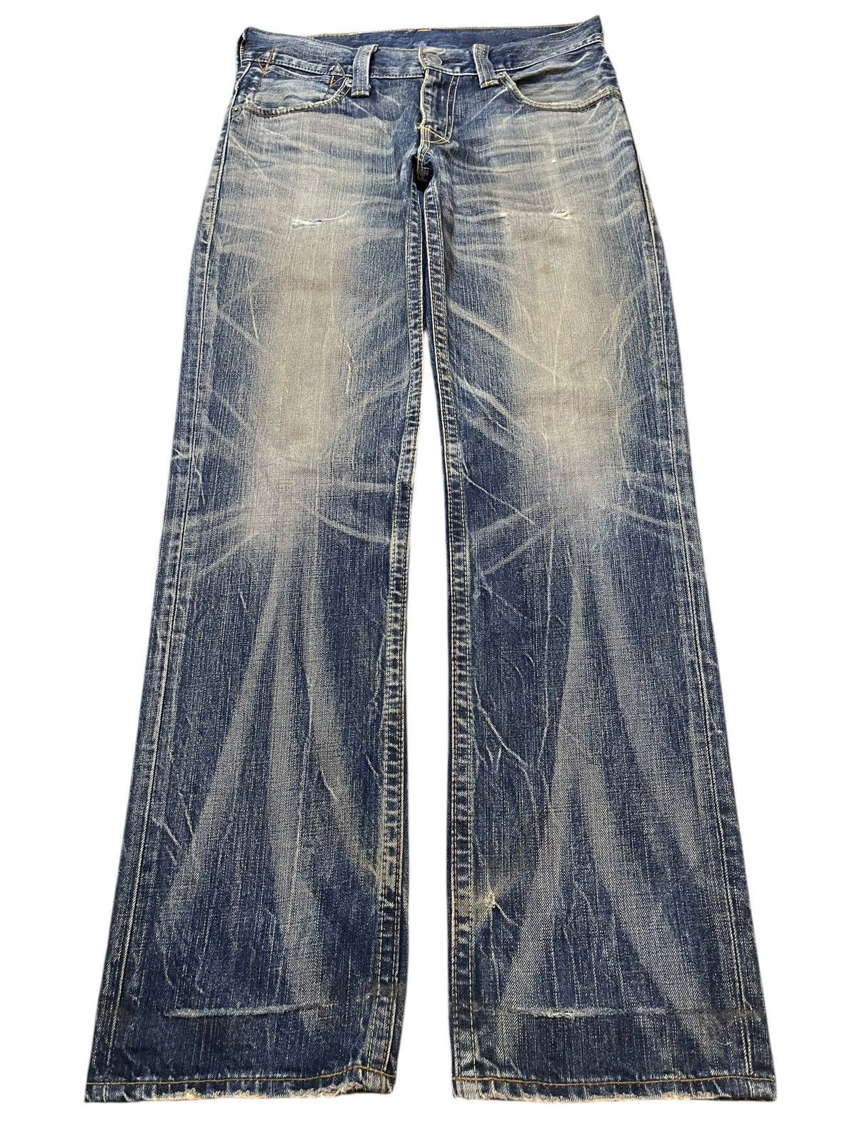 Levi's Vintage 90s Levis 502 Blue Thunder Wash Style Loose Jeans Size US 32 / EU 48 - 1 Thumbnail