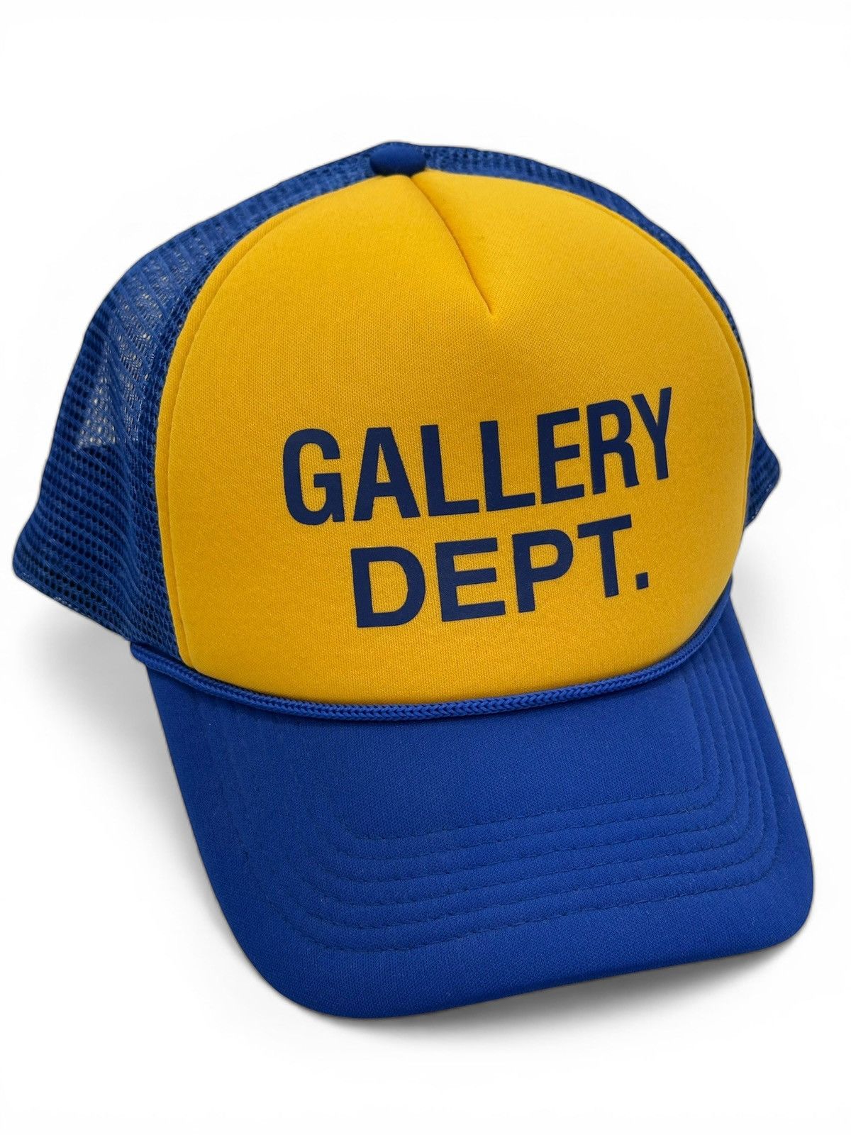Gallery Dept. Gallery Dept. Blue Yellow Trucker Hat Size ONE SIZE - 1 Thumbnail