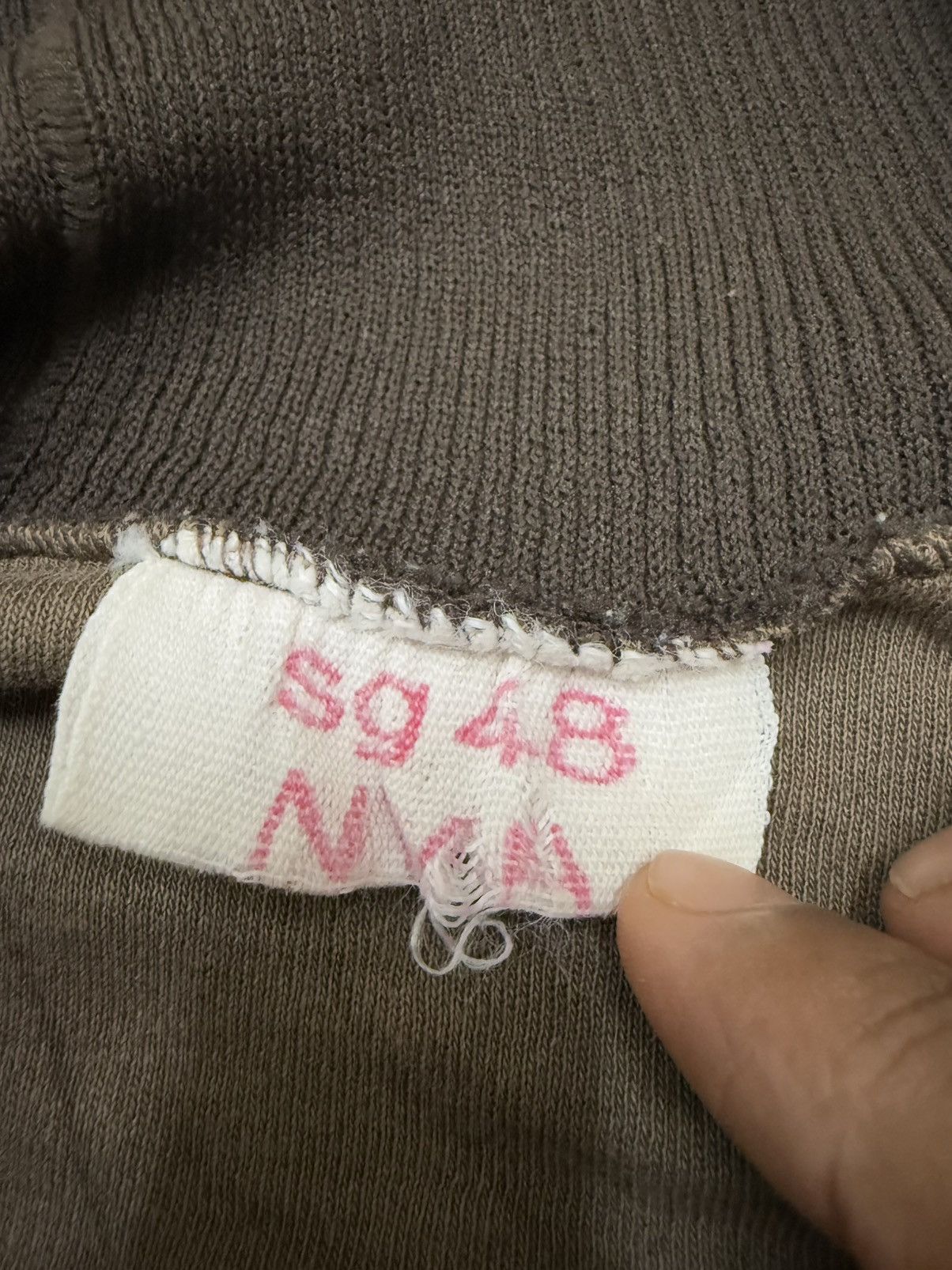 Vintage Vintage 70s MILITARY WESTGERMANY TRACKTOP HALFZIPPER SWEETER Size US S / EU 44-46 / 1 - 11 Thumbnail