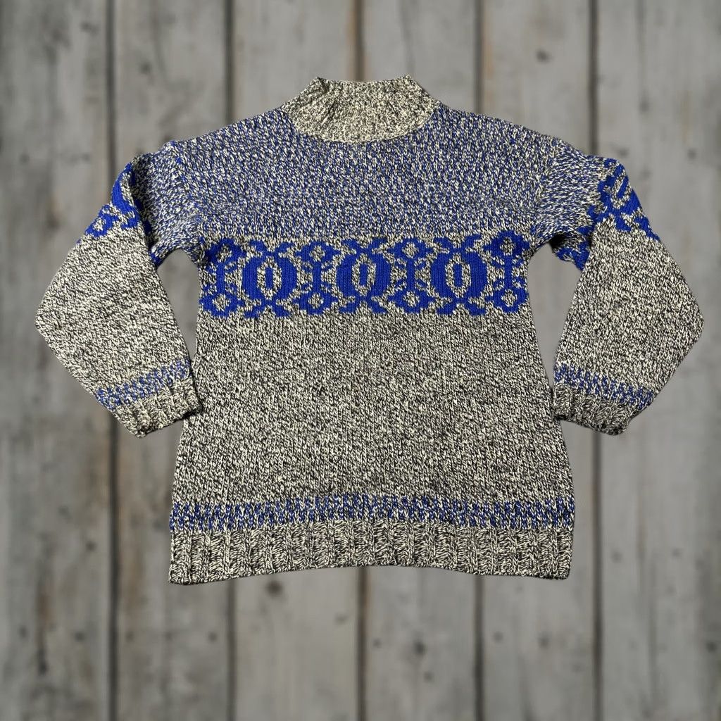 Oakley × Vintage OAKLEY Sweater Knit Vintage 90s Mock Neck hoodie
