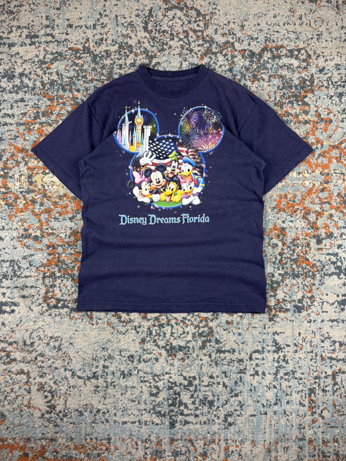 Disney × Vintage Vintage Y2K Disney world Florida graphic tee American flag Size US M / EU 48-50 / 2 - 1 Thumbnail