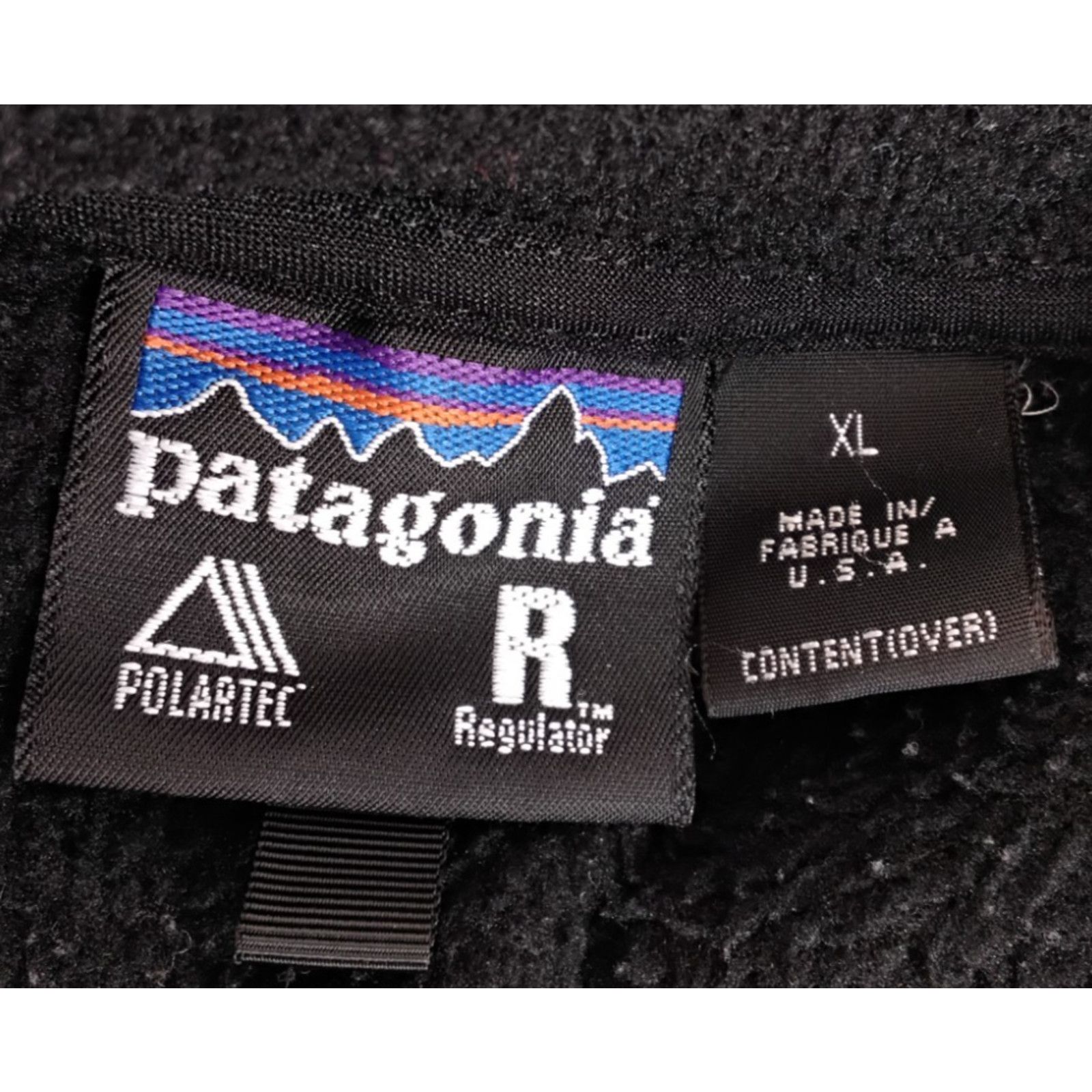 Patagonia Patagonia R Fleece Men's XL Black 1/4 Zip USA Vintage FA00 Size US XL / EU 56 / 4 - 9 Thumbnail