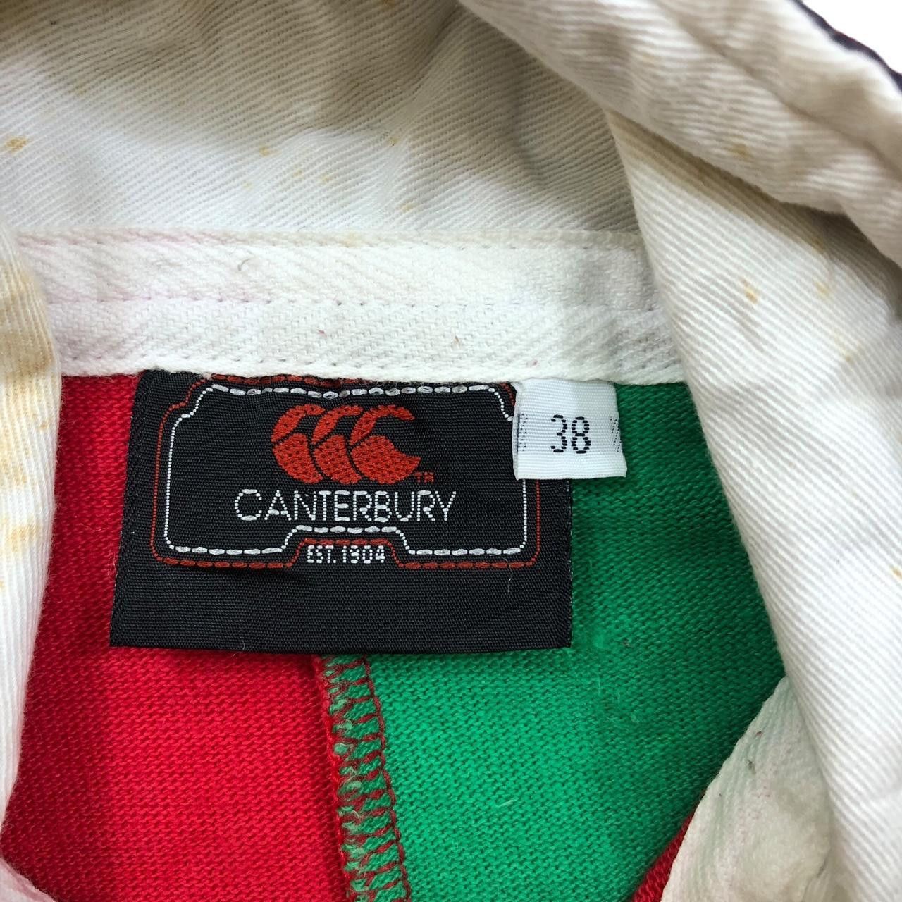 Canterbury of New Zealand Vintage 90’ CANTERBURY UGLY RUGBY Jersey Polo Tee Shirt Top Size US M / EU 48-50 / 2 - 5 Thumbnail
