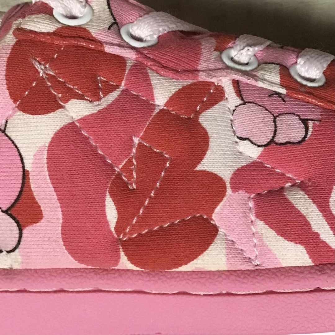 Bape × Kaws × Nigo KAWS ULTRA SKULL STA sneakers BAPE STA ABC camo Pink NIGO Size US 8.5 / EU 41-42 - 7 Thumbnail